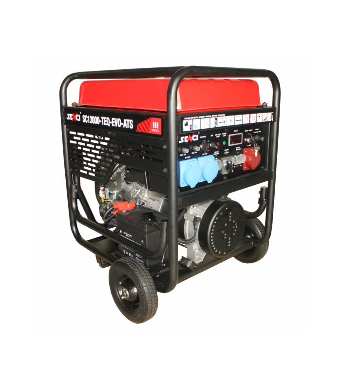 Generator de curent SENCI SC13000-EVO-ATS putere maxima 11 kW 230V pornire electrica ATS inclus