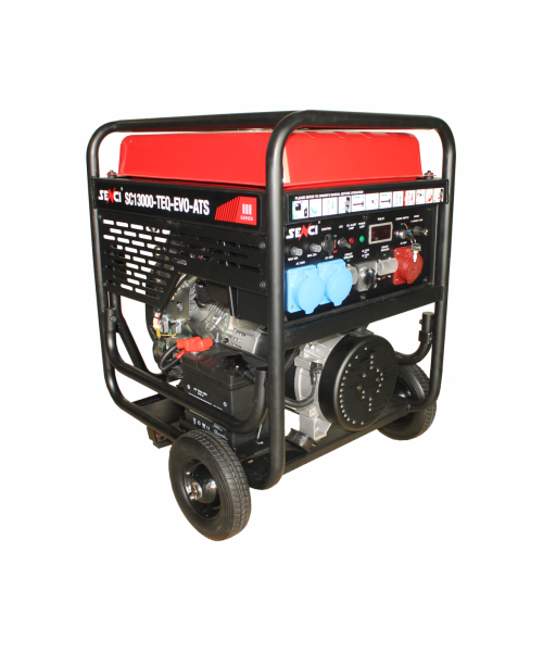 Generator de curent SENCI SC13000-EVO-ATS putere maxima 11 kW 230V pornire electrica ATS inclus
