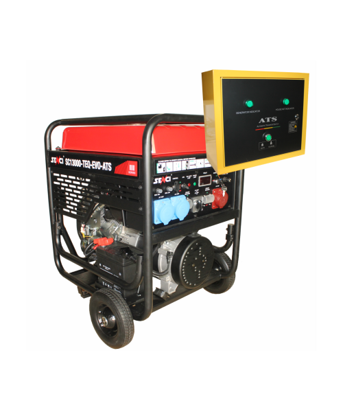 Generator de curent SENCI SC13000TEQ-EVO-ATS putere maxima 11 kW 230/400V ATS inclus DE