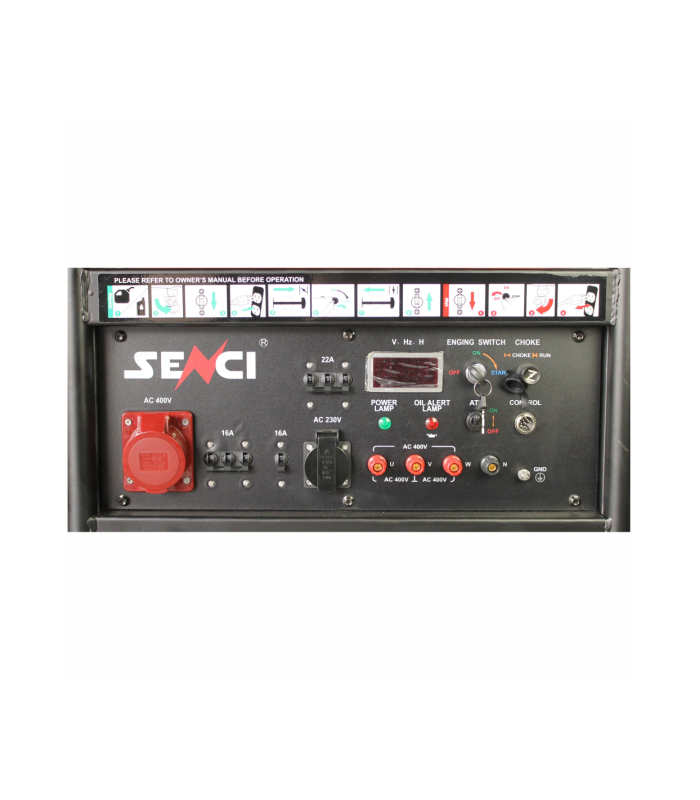 Generator de curent SENCI SC15000TE EVO-ATS putere maxima 13 kW/400V 4 KW/230V ATS inclus DE