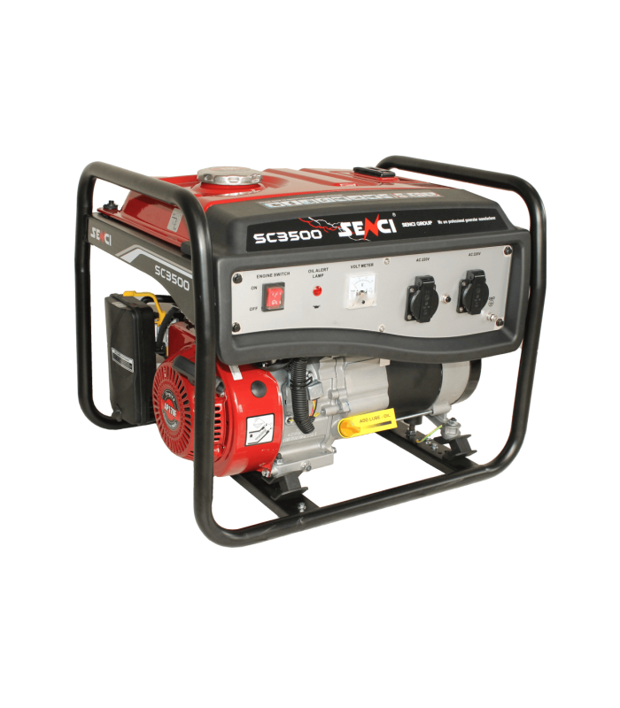 Generator de curent SENCI SC3500E-LITE putere maxima 3.0 kW 230V pornire electrica