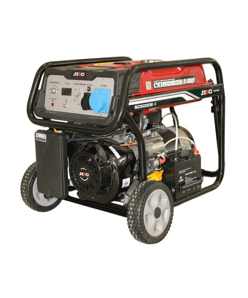 Generator de curent SENCI SC5000E TOP putere maxima 4,5 kW 230V pornire electrica si roti