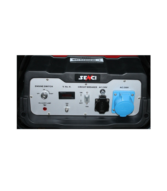 Generator de curent SENCI SC5000E TOP putere maxima 4,5 kW 230V pornire electrica si roti
