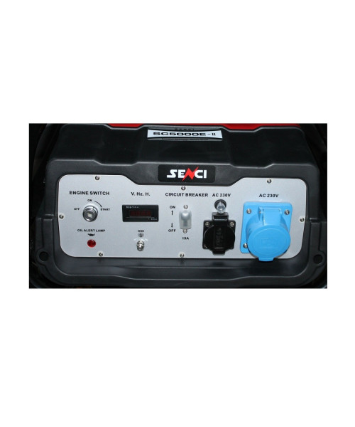 Generator de curent SENCI SC5000E TOP putere maxima 4,5 kW 230V pornire electrica si roti