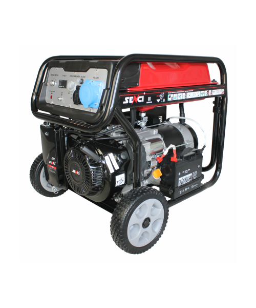 Generator de curent SENCI SC6000E TOP putere maxima 5,5 kW 230V pornire electrica si roti
