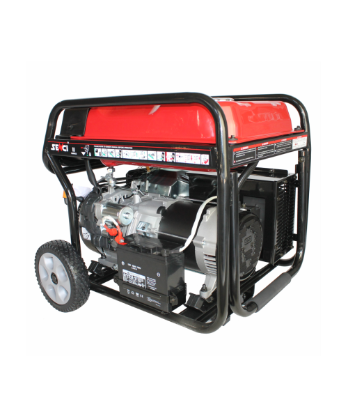 Generator de curent SENCI SC6000E TOP putere maxima 5,5 kW 230V pornire electrica si roti