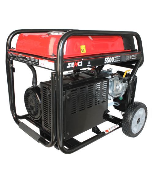 Generator de curent SENCI SC6000E TOP putere maxima 5,5 kW 230V pornire electrica si roti