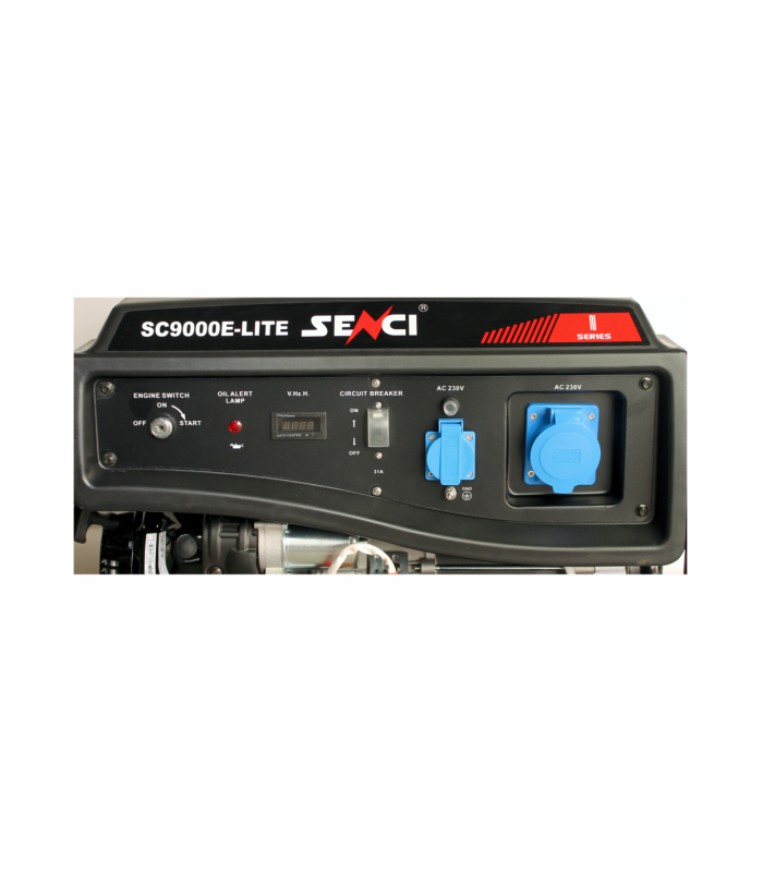 Generator de curent SENCI SC9000E-LITE putere maxima 7,5 KW 230V pornire electrica si roti