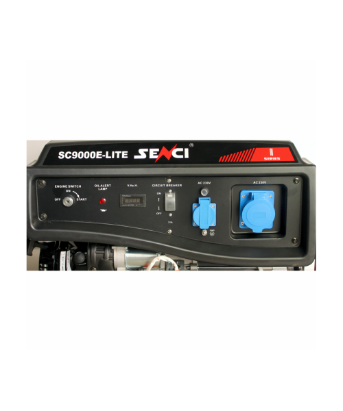 Generator de curent SENCI SC9000E-LITE putere maxima 7,5 KW 230V pornire electrica si roti