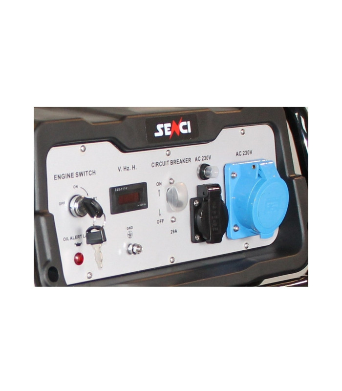 Generator de curent SENCI SC8000E TOP putere maxima 7,0 kW 230V pornire electrica si roti