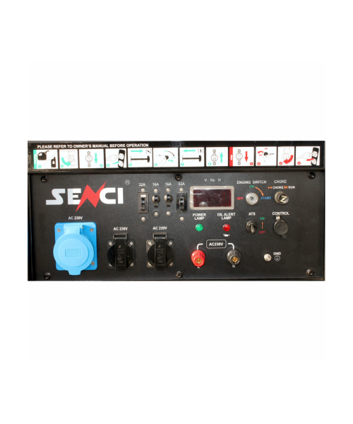 Generator de curent SENCI SC15000 EVO putere maxima 13k W 230V pornire electrica