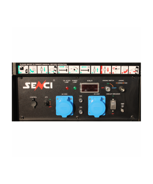Generator de curent SENCI SC13000TEQ-EVO putere maxima 11 kW 230/400V pornire electrica