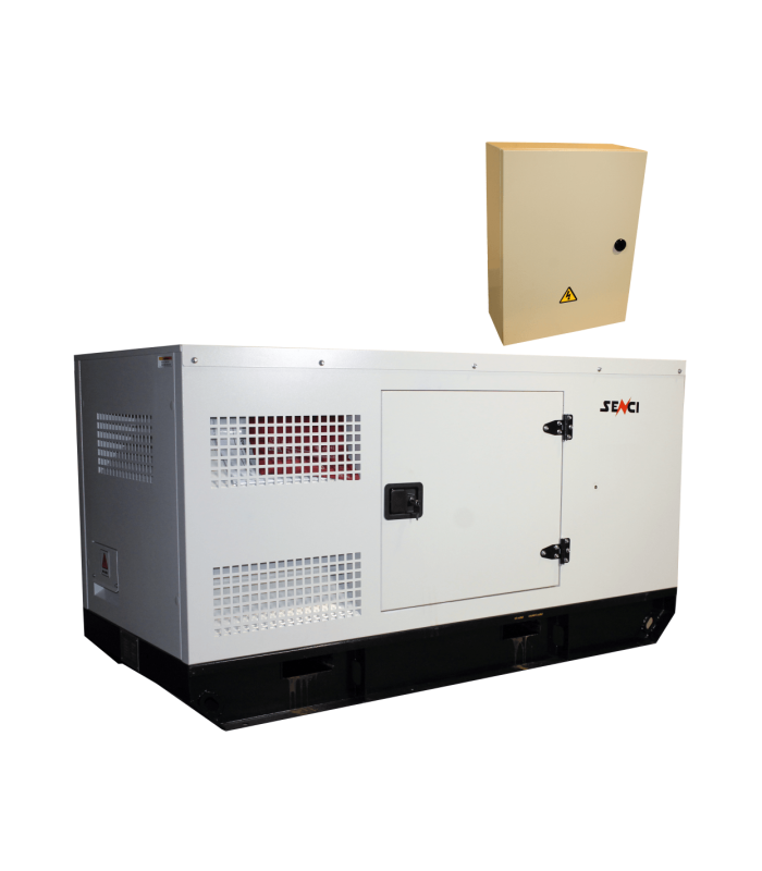 Generator insonorizat SENCI SCDE19i-YS putere maxima 19 kVA 400V ATS inclus