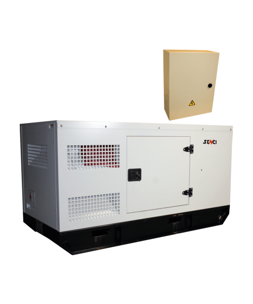 Generator insonorizat SENCI SCDE19i-YS putere maxima 19 kVA 400V ATS inclus