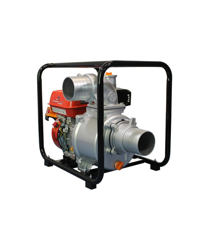 Motopompa ape semicurate BISONTE BTA-MP100 diametru 100 mm debit 80 mc/h