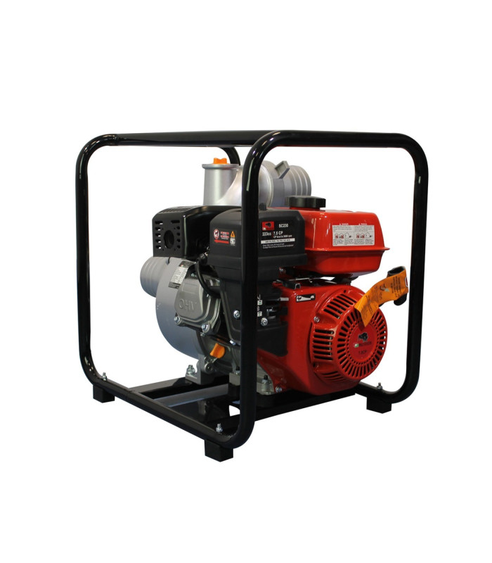 Motopompa ape semicurate BISONTE BTA-MP100 diametru 100 mm debit 80 mc/h