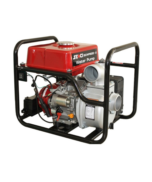 Motopompa ape curate SENCI SCWP-80E-2 diametru 3″ debit 57 mc/h  pornire electrica