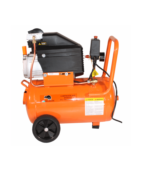 Compresor de aer cu piston BISONTE SF020-025, 8 bar, 25l