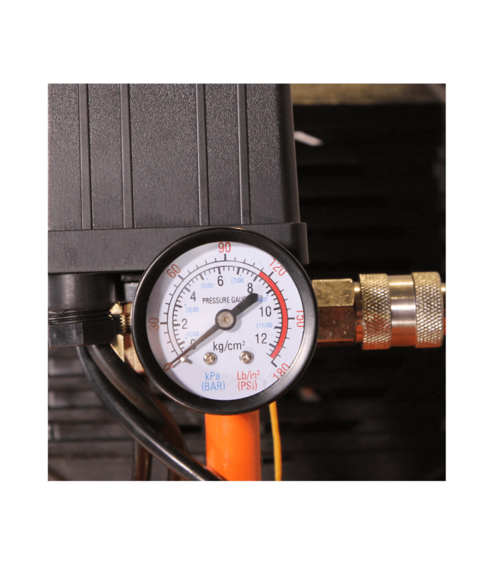 Compresor de aer cu piston BISONTE SF020-100, 8 bar, 100l