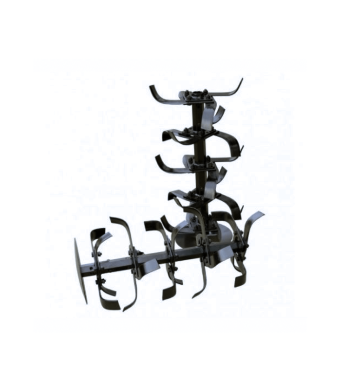 Freza completa pentru motocultor, ax 32 mm, BISONTE  Garden